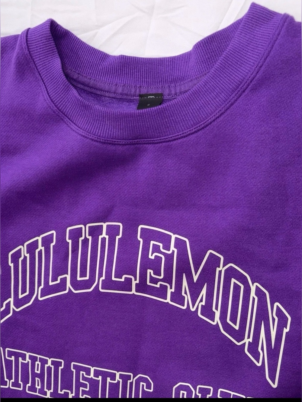 NWT LULULEMON MENS LARGE STEADY STATE CREW SWEATSHIRT*GRAPHIC PURPLE RETAIL $118 - Picture 11 of 15